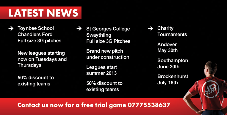 JD Fives 5 a side football Latest News